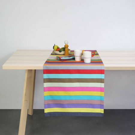 CHEMIN DE TABLE ARC-EN-CIEL