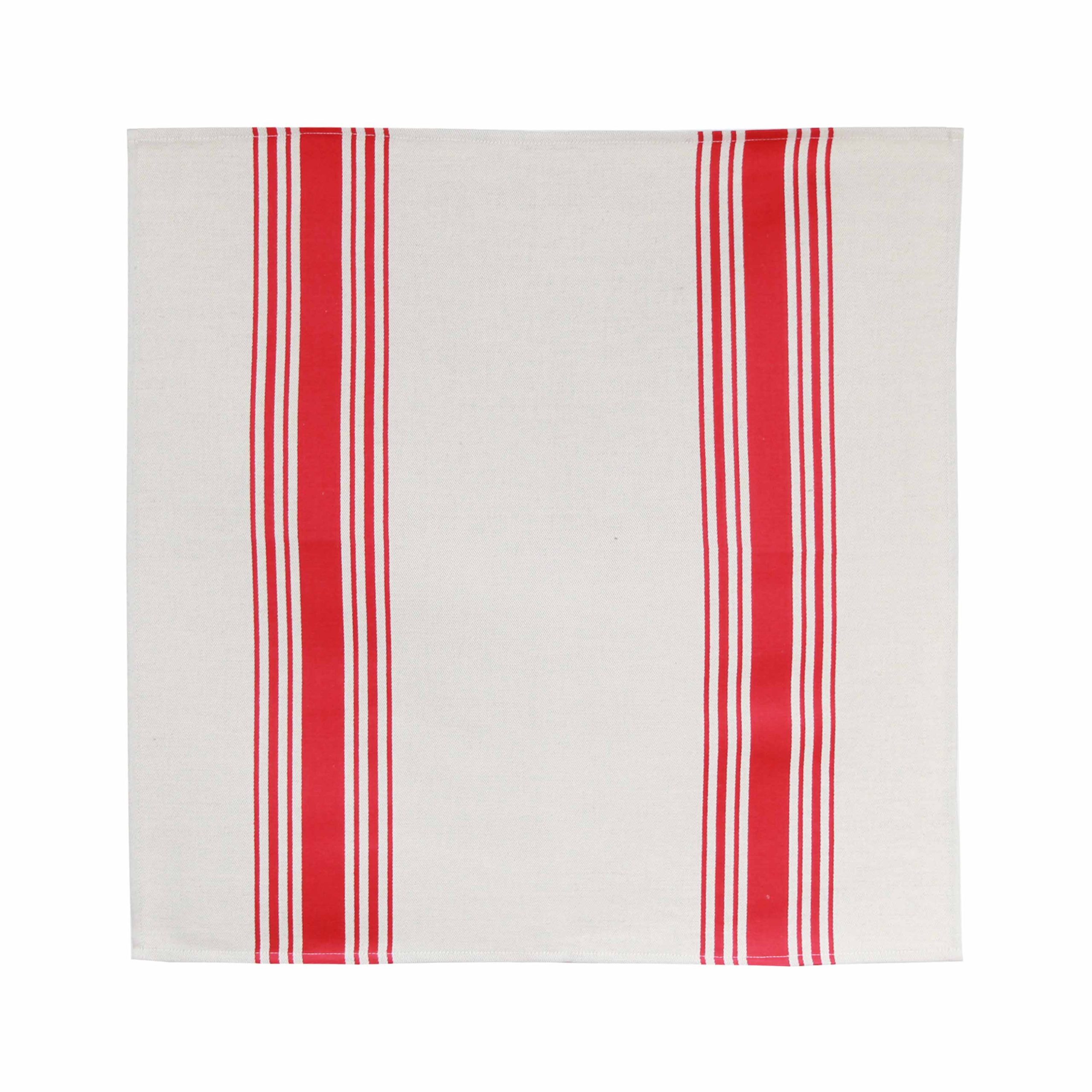 SERVIETTE COUTIL ROUGE