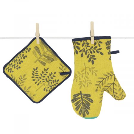 FORÊT OVEN GLOVE AND POTHOLDER
