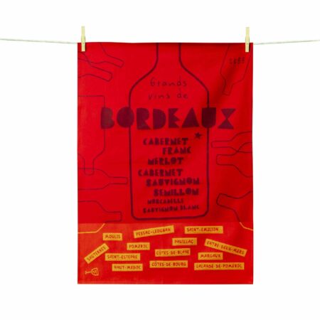 VINS DE BORDEAUX TEA TOWEL