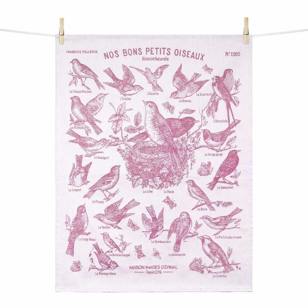 TORCHON NOS BONS PETITS OISEAUX