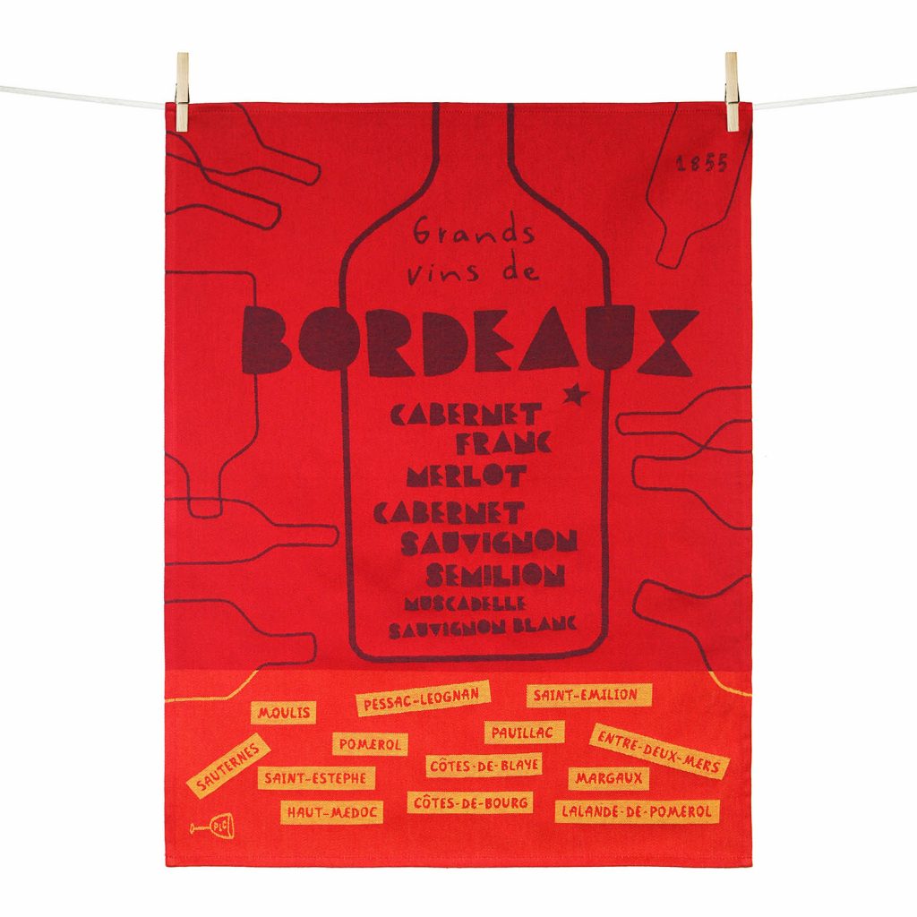 TORCHON VINS DE BORDEAUX