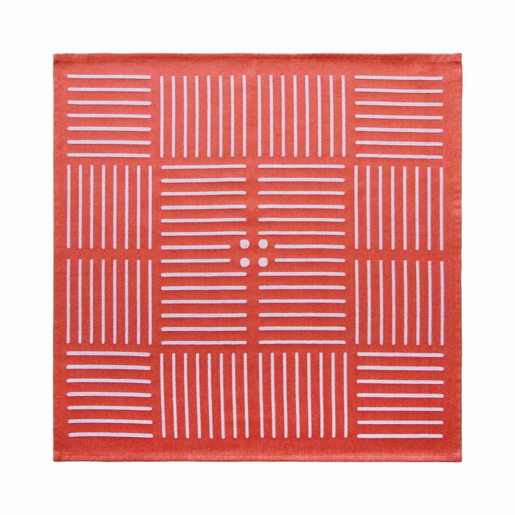 SERVIETTE FATXADA ARMAGNAC/BLANC