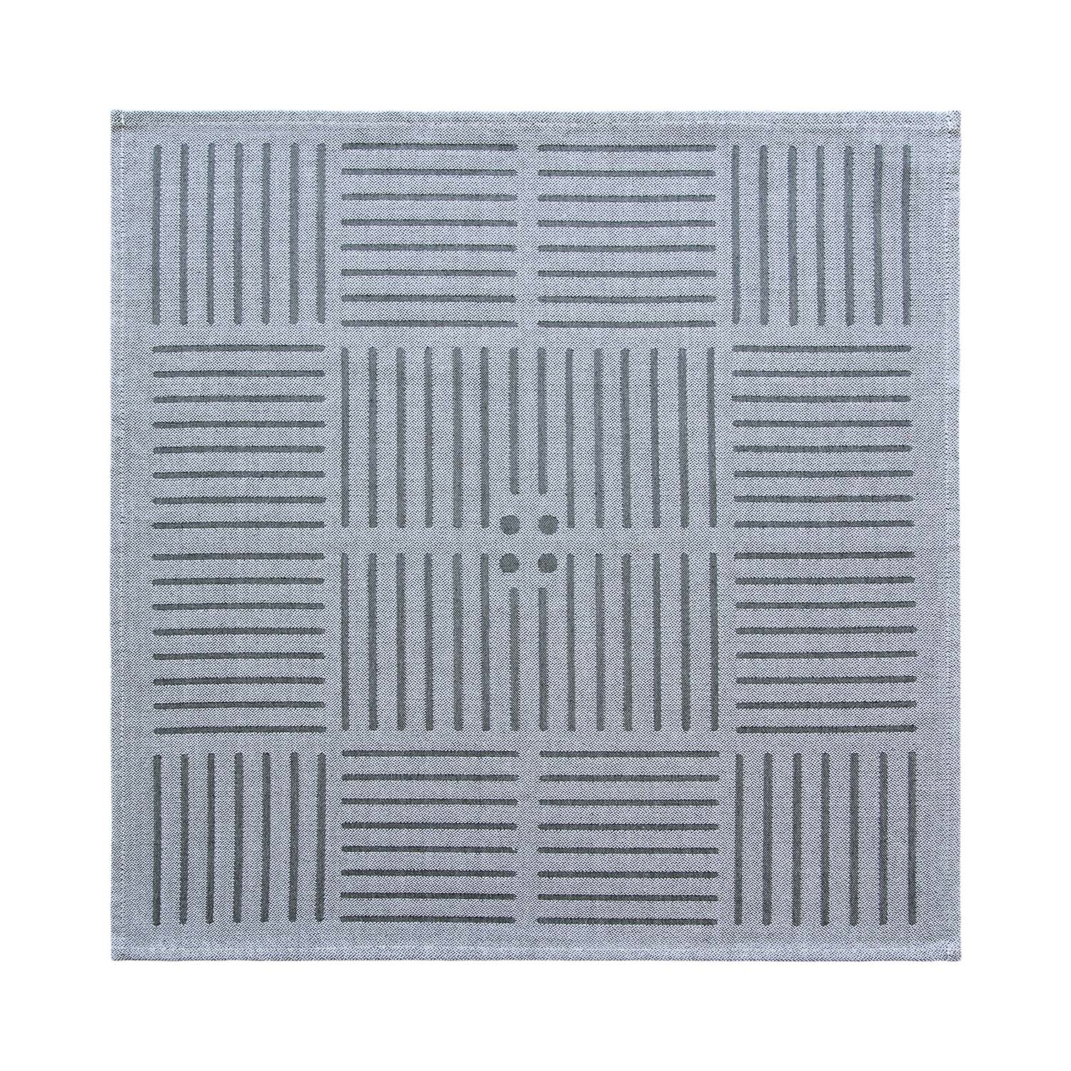 Serviette Fatxada gris Samuel Accoceberry Tissage Moutet