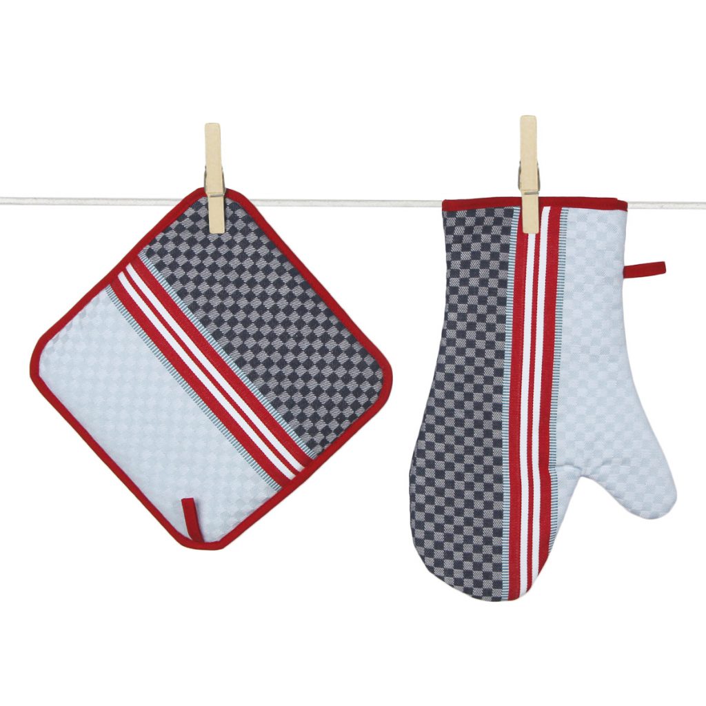 GANT ET MANIQUE CIBOULETTE BLEU