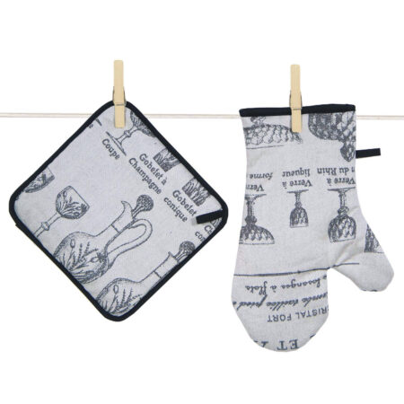 Gant de cuisine fabriqué en France.