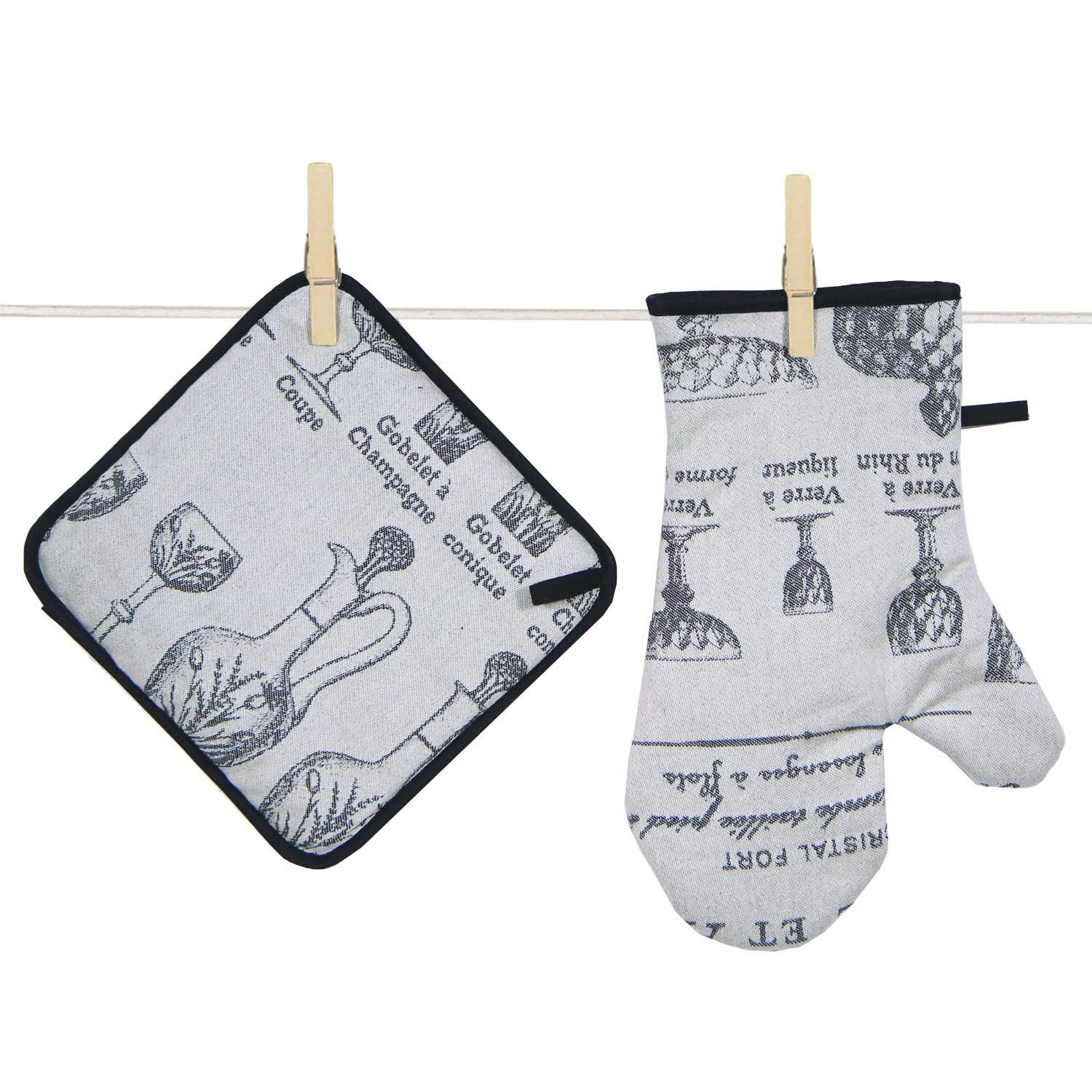 Gant de cuisine fabriqué en France.