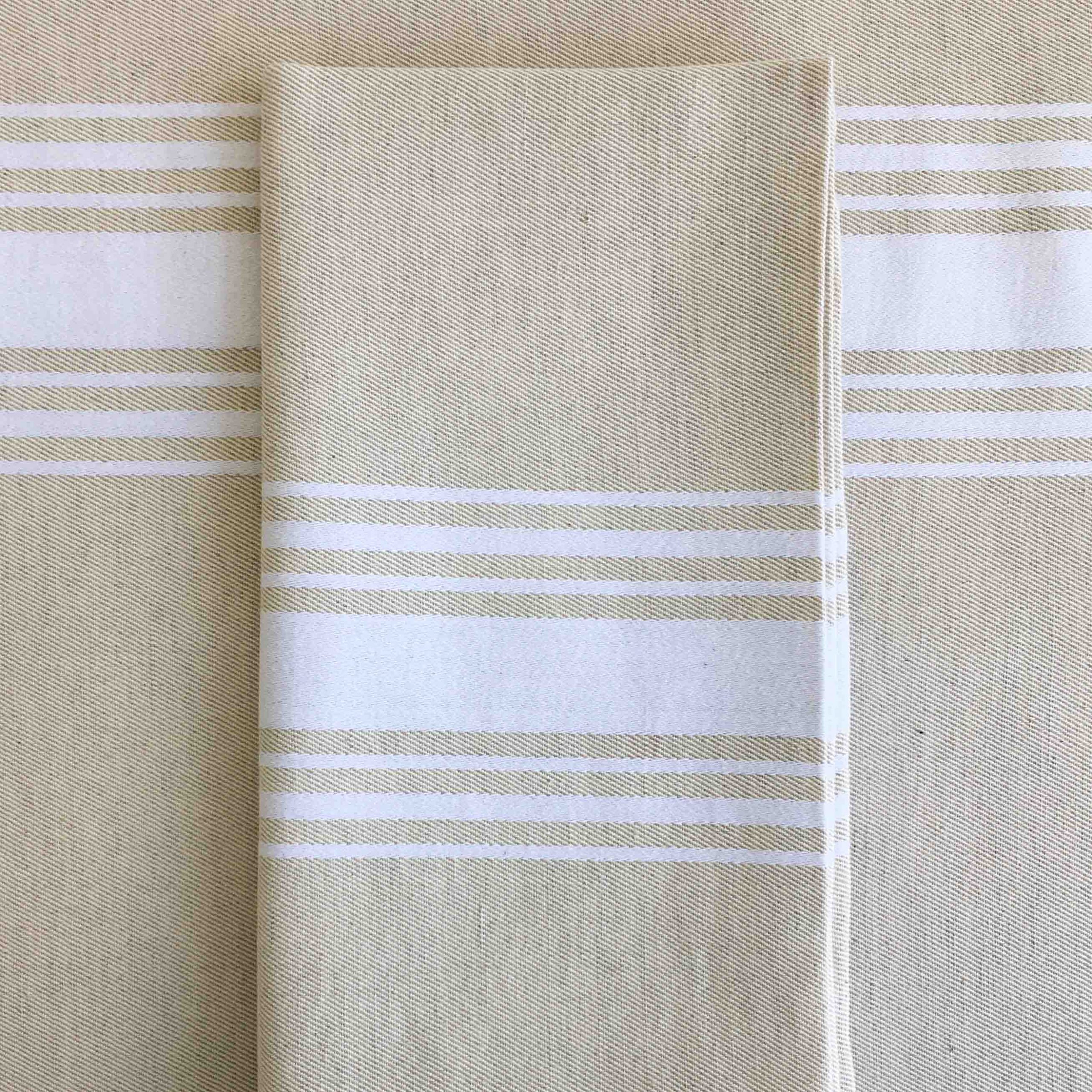 SERVIETTE COUTIL BLANC – Image 3