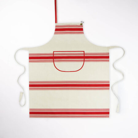 TABLIER COUTIL ROUGE
