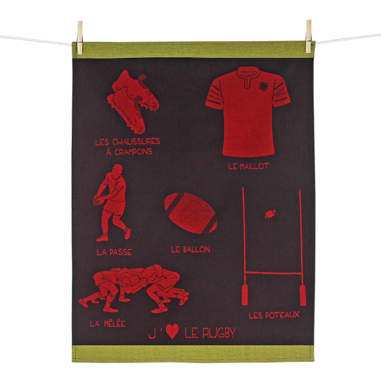 RUGBY TEA TOWEL