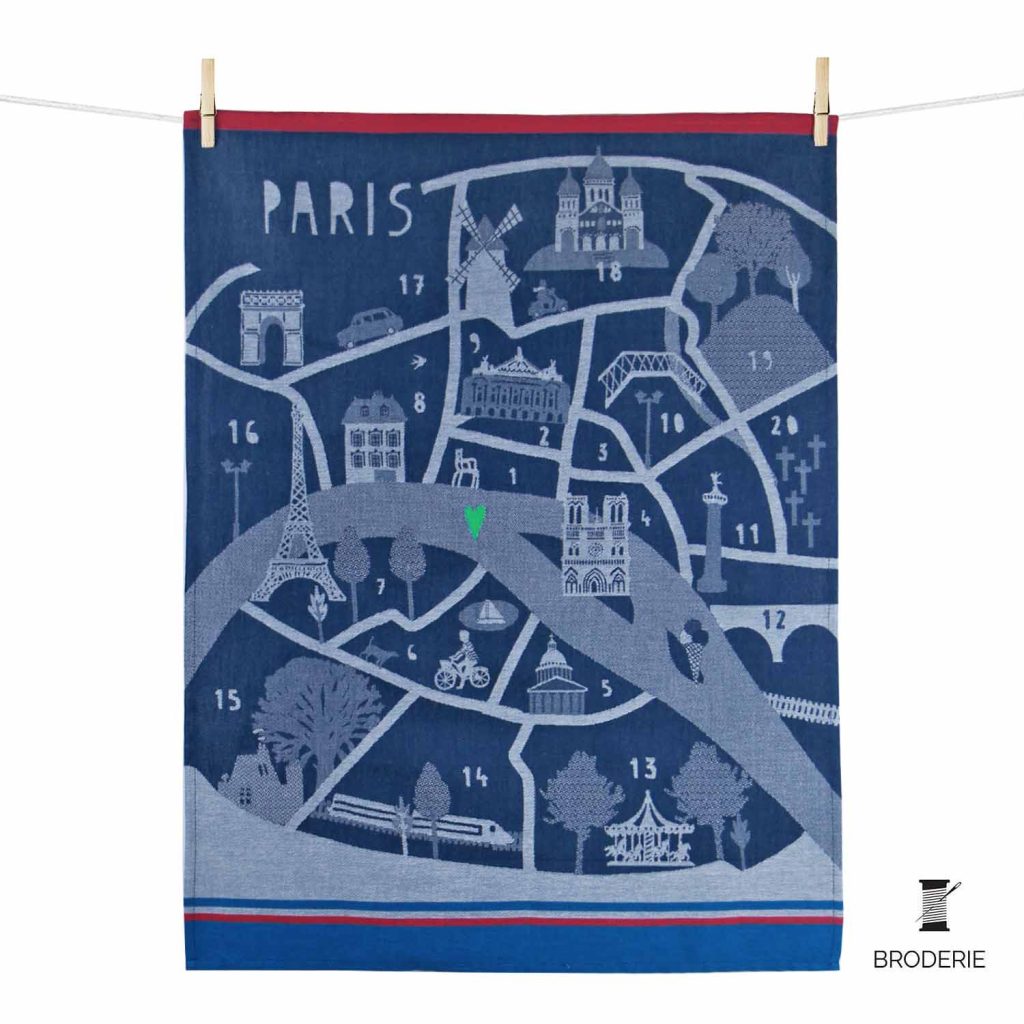 TORCHON QUARTIERS PARISIENS