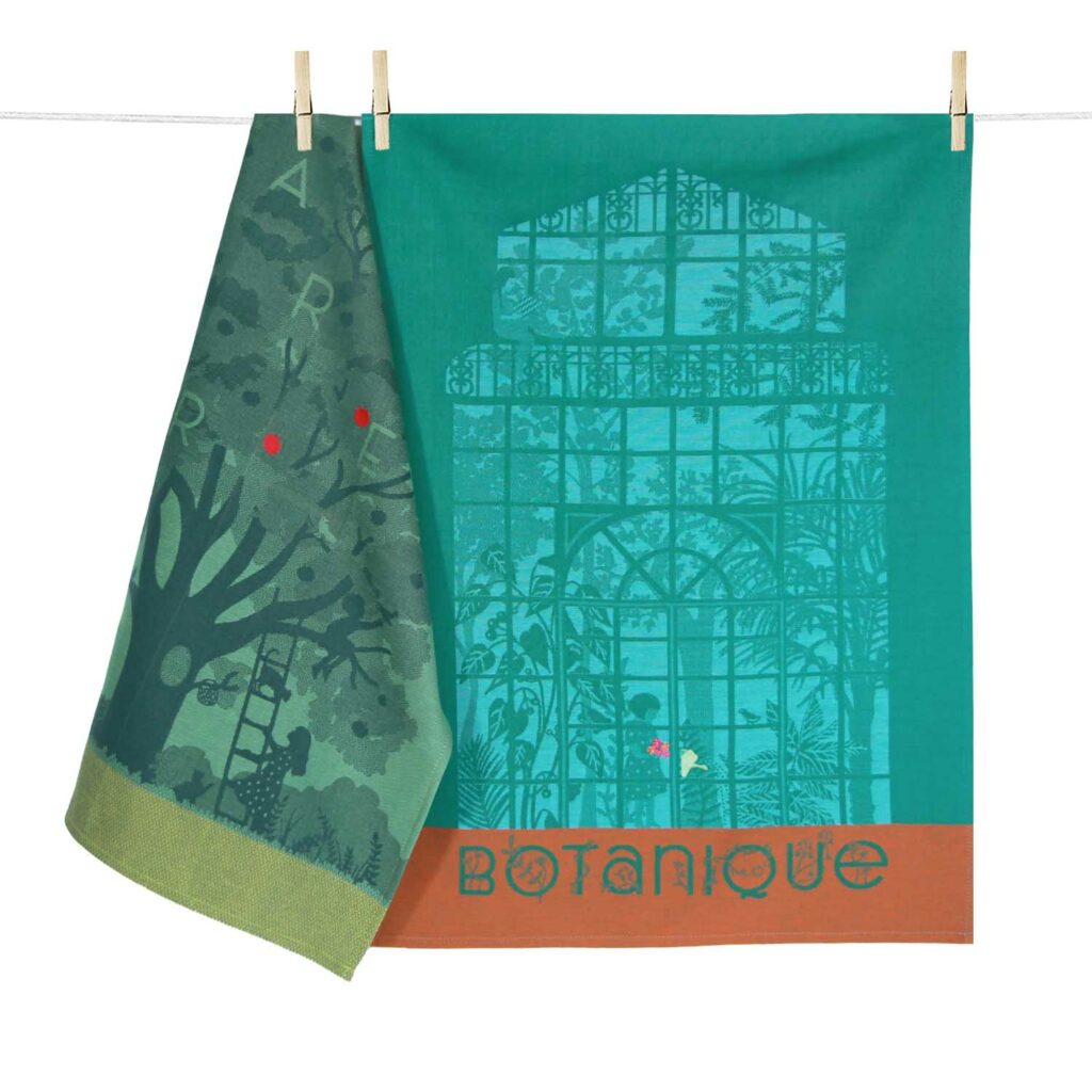 COFFRET 2 TORCHONS ARBRE et SERRE