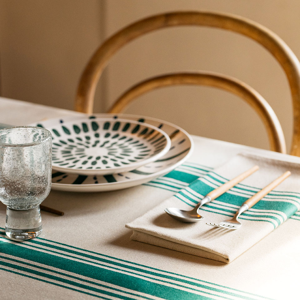 NAPPE SUR MESURE COUTIL VERT – Image 3