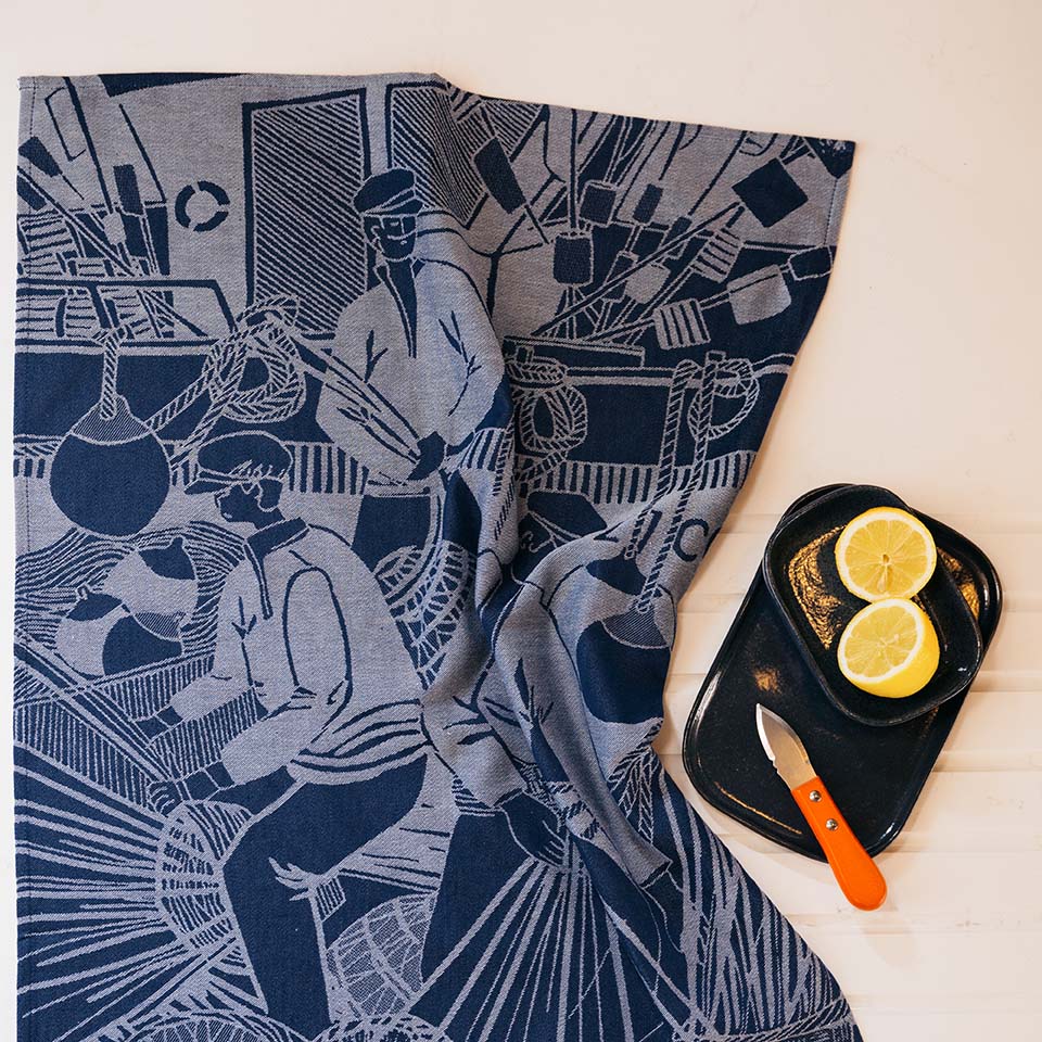 TORCHON MARINS AUX PANIERS – Image 2