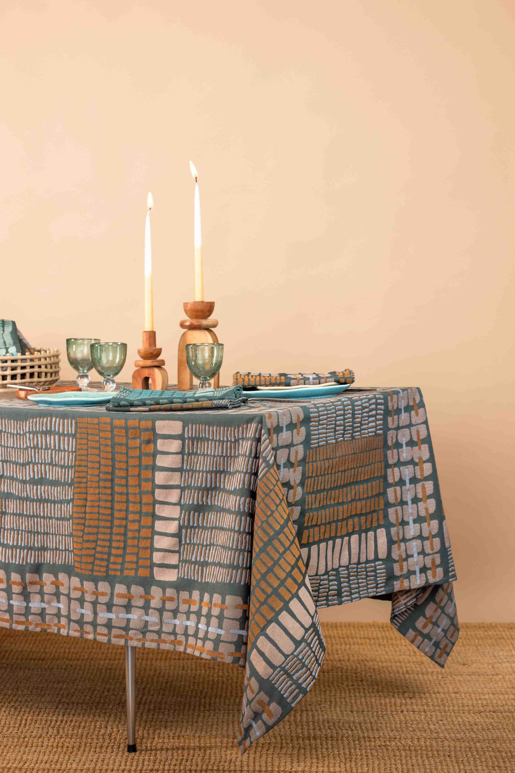 SERVIETTE ÉCAILLES OPALINE – Image 4