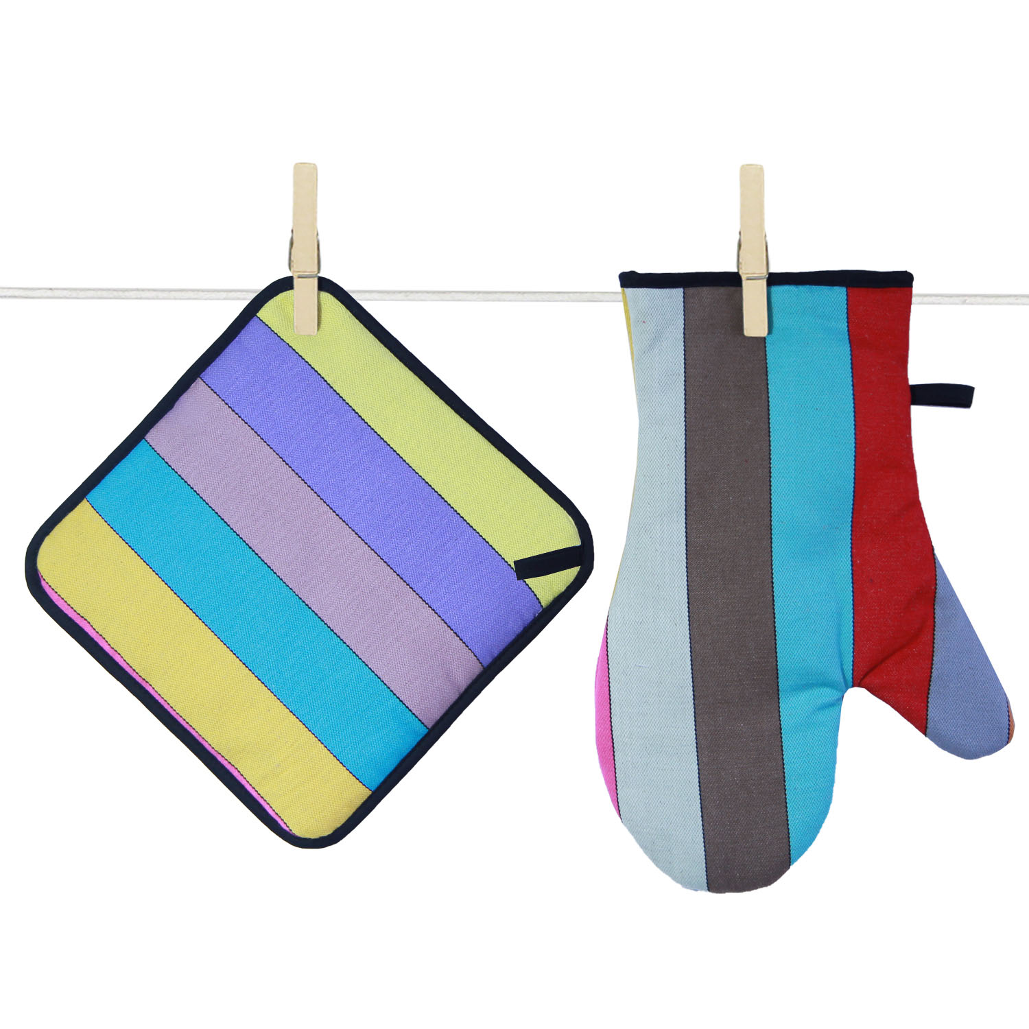 GANT ET MANIQUE ARC-EN-CIEL